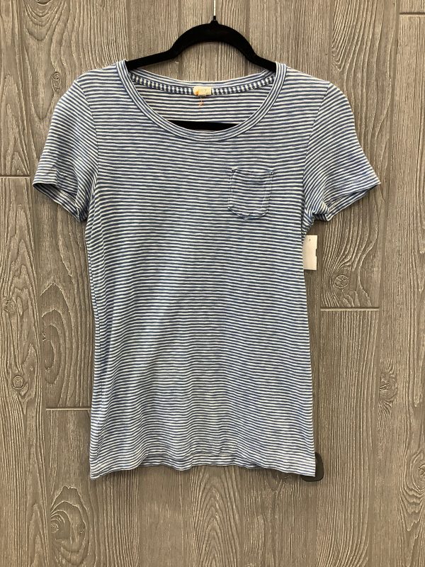 Top Short Sleeve By J. Crew In Blue, Size: S For Sale