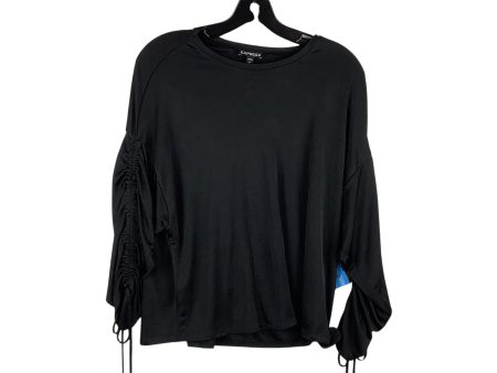 Top Long Sleeve By Express In Black, Size: S on Sale