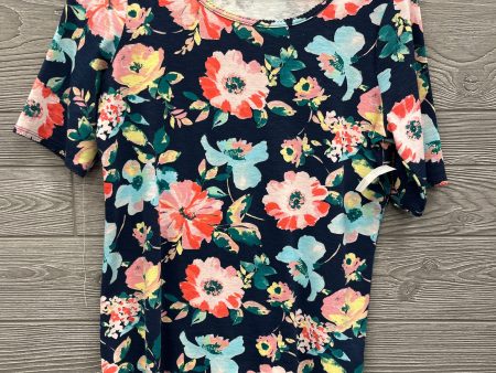 Top Short Sleeve By Time And Tru In Floral Print, Size: M Supply