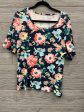 Top Short Sleeve By Time And Tru In Floral Print, Size: M Supply