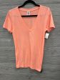 Top Short Sleeve By Pink In Coral, Size: M For Cheap