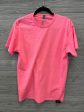 Top Short Sleeve By Gildan In Pink, Size: M Discount