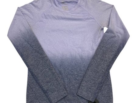 Athletic Top Long Sleeve Collar By All In Motion In Purple, Size: S Hot on Sale