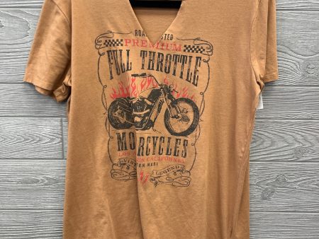 Top Short Sleeve By Maurices In Brown, Size: M Supply