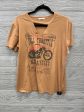 Top Short Sleeve By Maurices In Brown, Size: M Supply