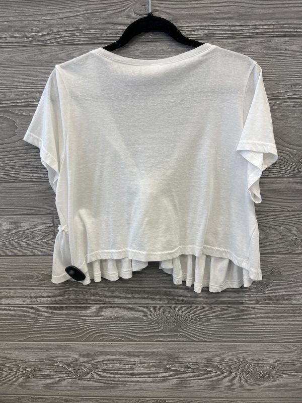 Top Short Sleeve By Clothes Mentor In White, Size: S Supply