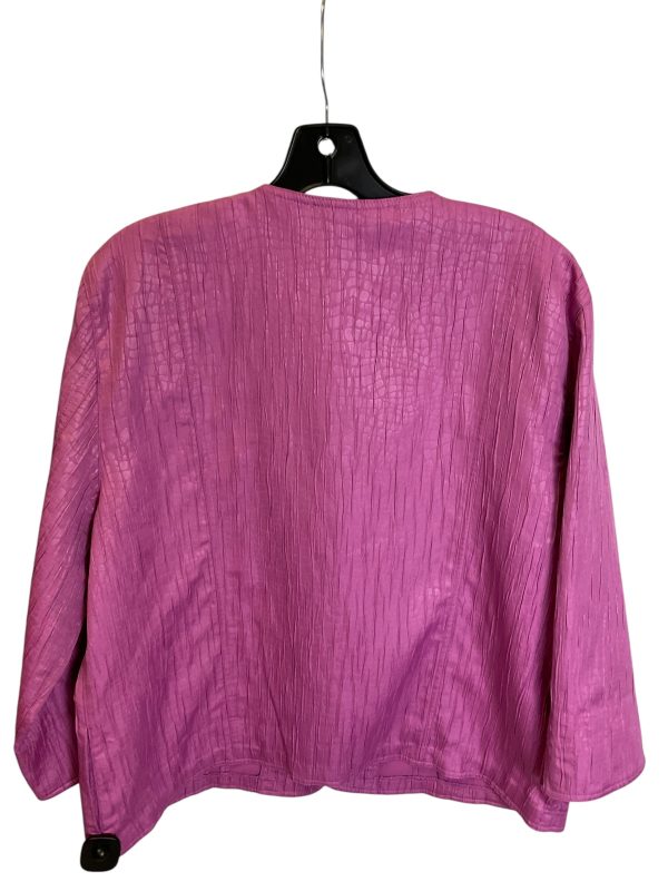 Cardigan By Alfred Dunner In Pink, Size: 1x Online Hot Sale