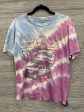 Top Short Sleeve By Clothes Mentor In Tie Dye Print, Size: M Hot on Sale