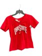 Athletic Top Short Sleeve By Nike Apparel In Red, Size: L Discount