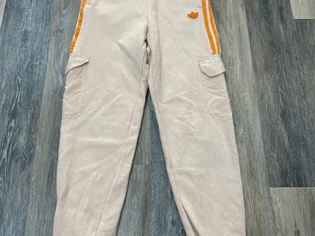 Athletic Pants By Adidas In Orange, Size: S For Discount