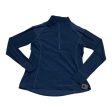 Athletic Top Long Sleeve Collar By Layer 8 In Blue, Size: M Supply