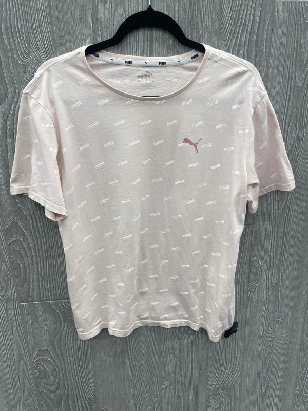 Top Short Sleeve By Puma In Pink, Size: M Sale