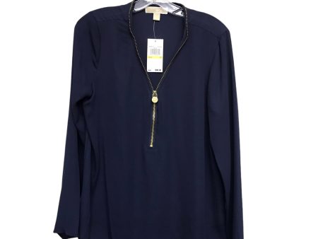 Top Ls By Michael By Michael Kors In Navy, Size:M Online Hot Sale