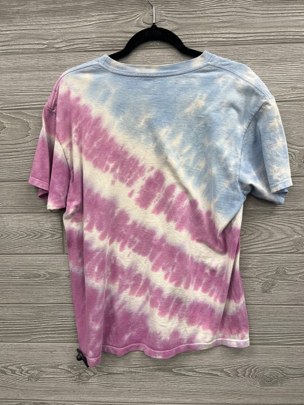 Top Short Sleeve By Clothes Mentor In Tie Dye Print, Size: M Hot on Sale