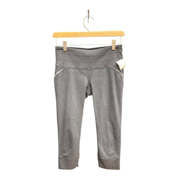 Athletic Capris By Athleta In Grey, Size: Xs on Sale