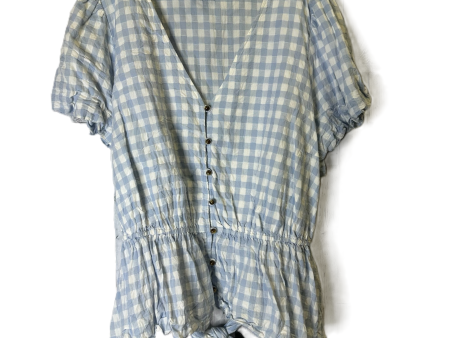 Top Short Sleeve By Maeve In Blue, Size: 4x Discount