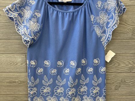 Top Short Sleeve By Fever In Blue, Size: Xs Online Hot Sale