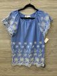 Top Short Sleeve By Fever In Blue, Size: Xs Online Hot Sale