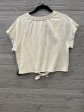 Top Short Sleeve By Old Navy In Cream, Size: S Online Sale