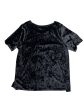 Top Short Sleeve By Evri In Black, Size: 1x Hot on Sale