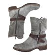 Boots Ankle Heels By Sofft In Grey, Size: 7.5 For Sale