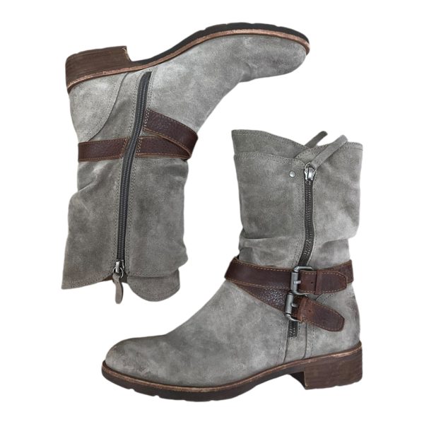 Boots Ankle Heels By Sofft In Grey, Size: 7.5 For Sale