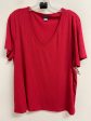 Top Short Sleeve By Old Navy In Red, Size: Xl Discount