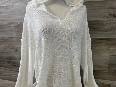 Top Long Sleeve By Sioni In White, Size: Xl Online Sale