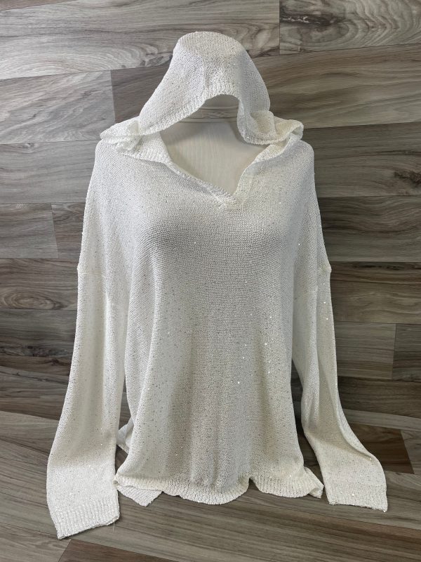 Top Long Sleeve By Sioni In White, Size: Xl Online Sale