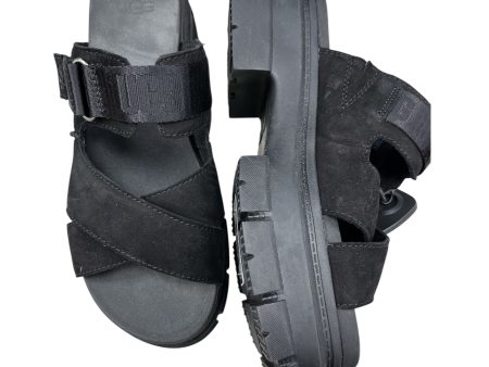 Sandals Designer By Ugg In Black, Size: 9 Discount