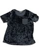 Top Short Sleeve By Evri In Black, Size: 1x Hot on Sale