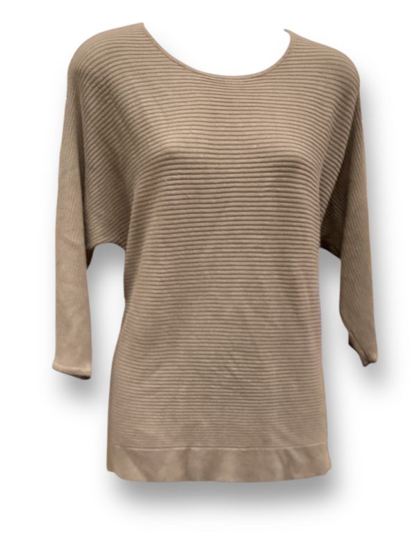 Top 3 4 Sleeve By Chicos In Brown, Size: S Fashion