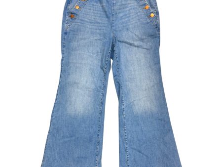 Jeans Flared By Lane Bryant In Blue Denim, Size: 18 Hot on Sale