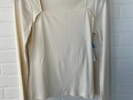 Top Long Sleeve By Madewell In Cream, Size: M Online Sale