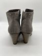 Boots Ankle Heels By Mia In Grey, Size: 9 For Sale