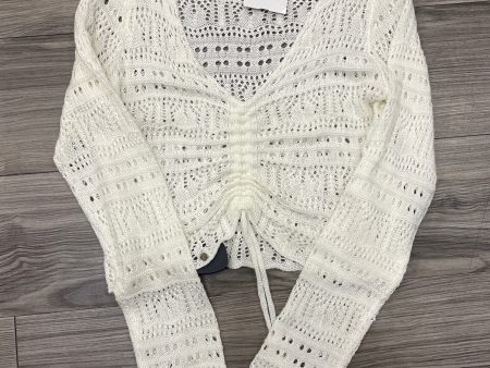 Top Long Sleeve By Rue 21 In White, Size: S Discount