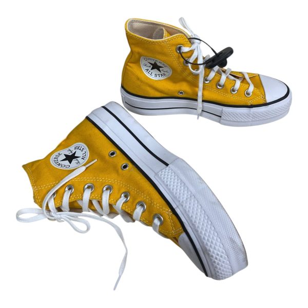 Shoes Sneakers By Converse In White & Yellow, Size: 6.5 Online