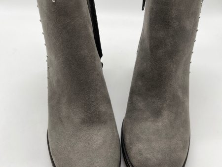 Boots Ankle Heels By Mia In Grey, Size: 9 For Sale