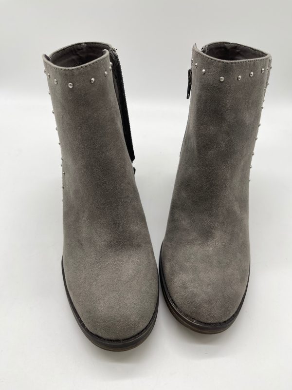 Boots Ankle Heels By Mia In Grey, Size: 9 For Sale