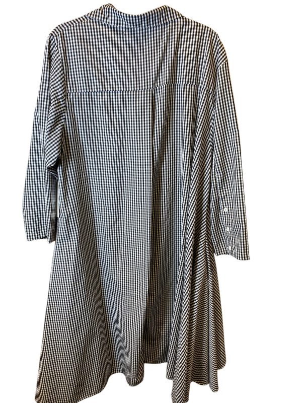 Dress Casual Midi By Cmc In Checkered Pattern, Size: Xl Discount