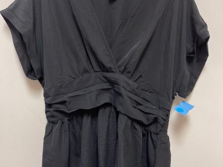 Top Short Sleeve By Shein In Black, Size: Xl Fashion