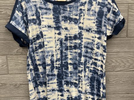 Top Short Sleeve By Lucky Brand In Blue, Size: M Online Sale