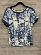 Top Short Sleeve By Lucky Brand In Blue, Size: M Online Sale