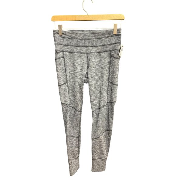 Athletic Leggings By Athleta In Grey, Size: S Discount