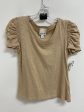 Top Short Sleeve By Clothes Mentor In Tan, Size: Xs Discount