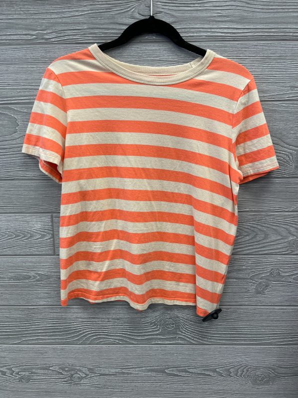 Top Short Sleeve By Old Navy In Striped Pattern, Size: M Online