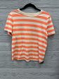 Top Short Sleeve By Old Navy In Striped Pattern, Size: M Online