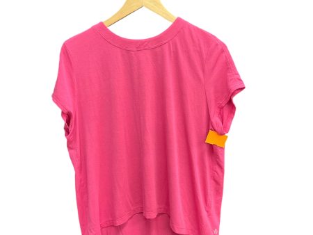 Athletic Top Short Sleeve By Athleta In Pink, Size: S Cheap