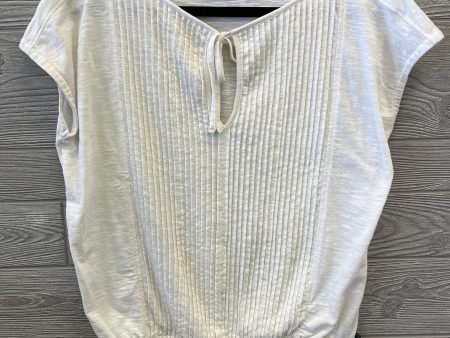 Top Short Sleeve By Prana In Cream, Size: Xs Online Sale