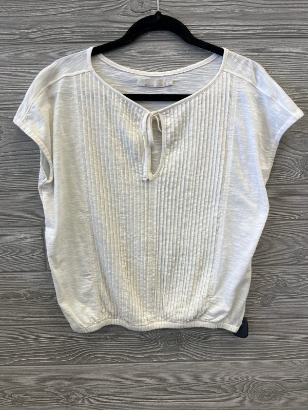 Top Short Sleeve By Prana In Cream, Size: Xs Online Sale